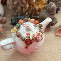 Bohemian style Nepalese charm mix crystals and PomPom bracelet