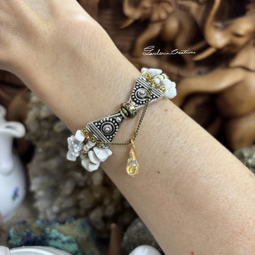 Bohemian Victorian Multiple strands crystal bracelet accessories
