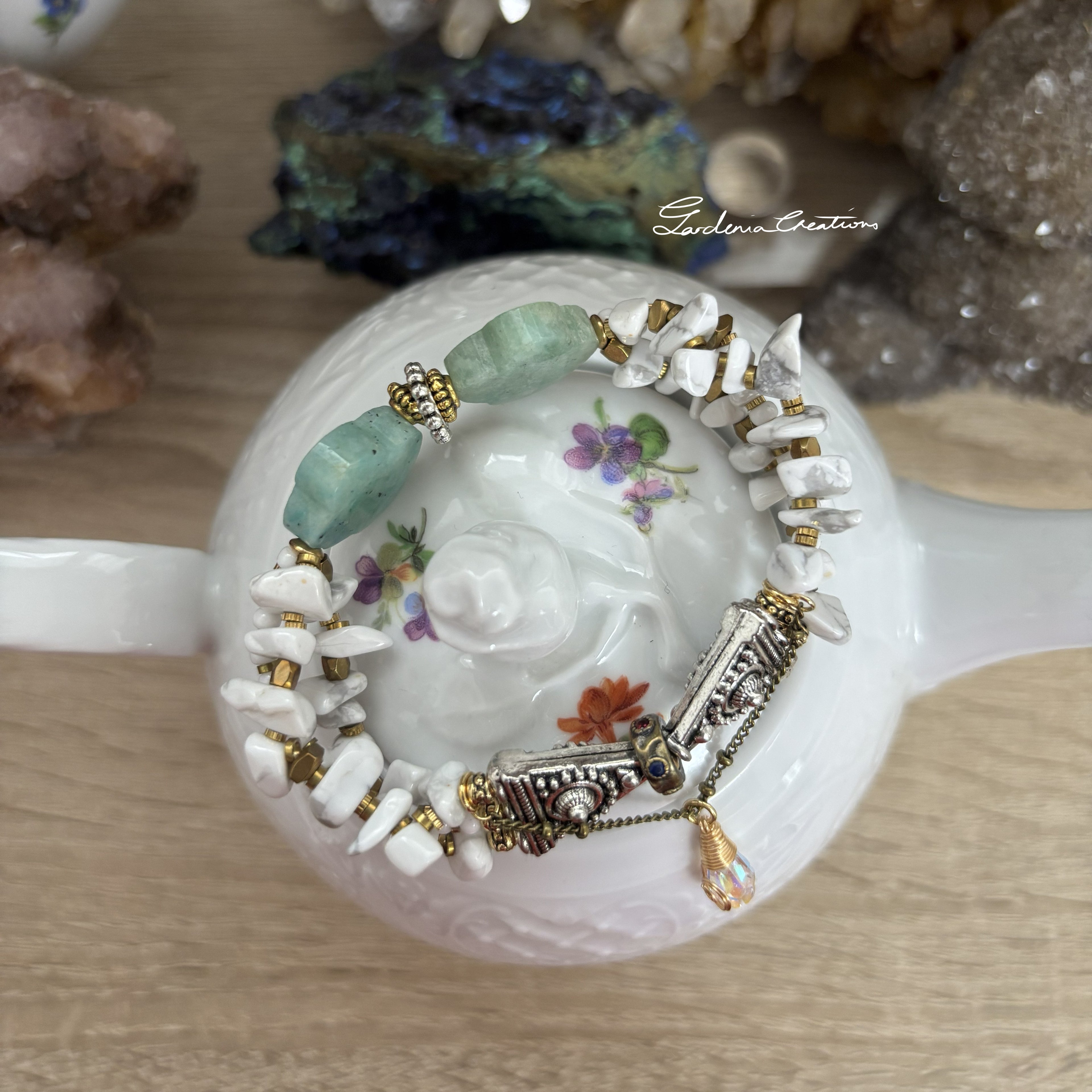 Bohemian Victorian Multiple strands crystal bracelet accessories